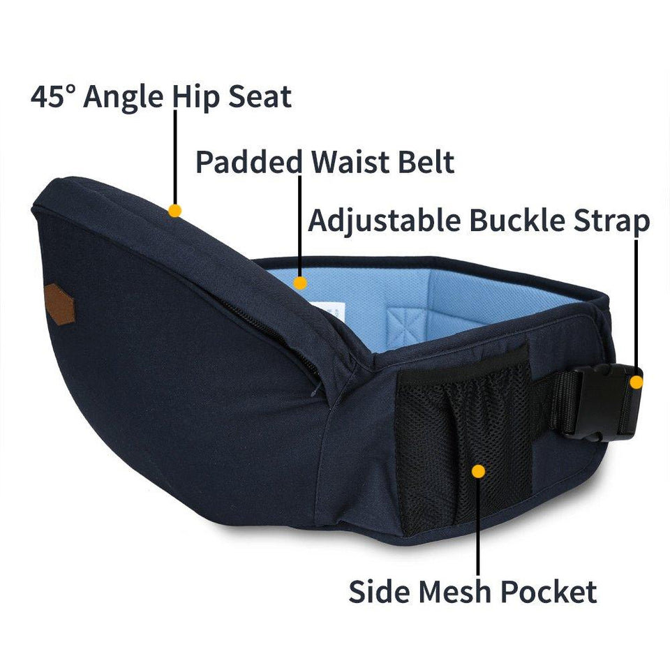 Hozzup™ BABY CARRIER HIP/WAIST STOOL